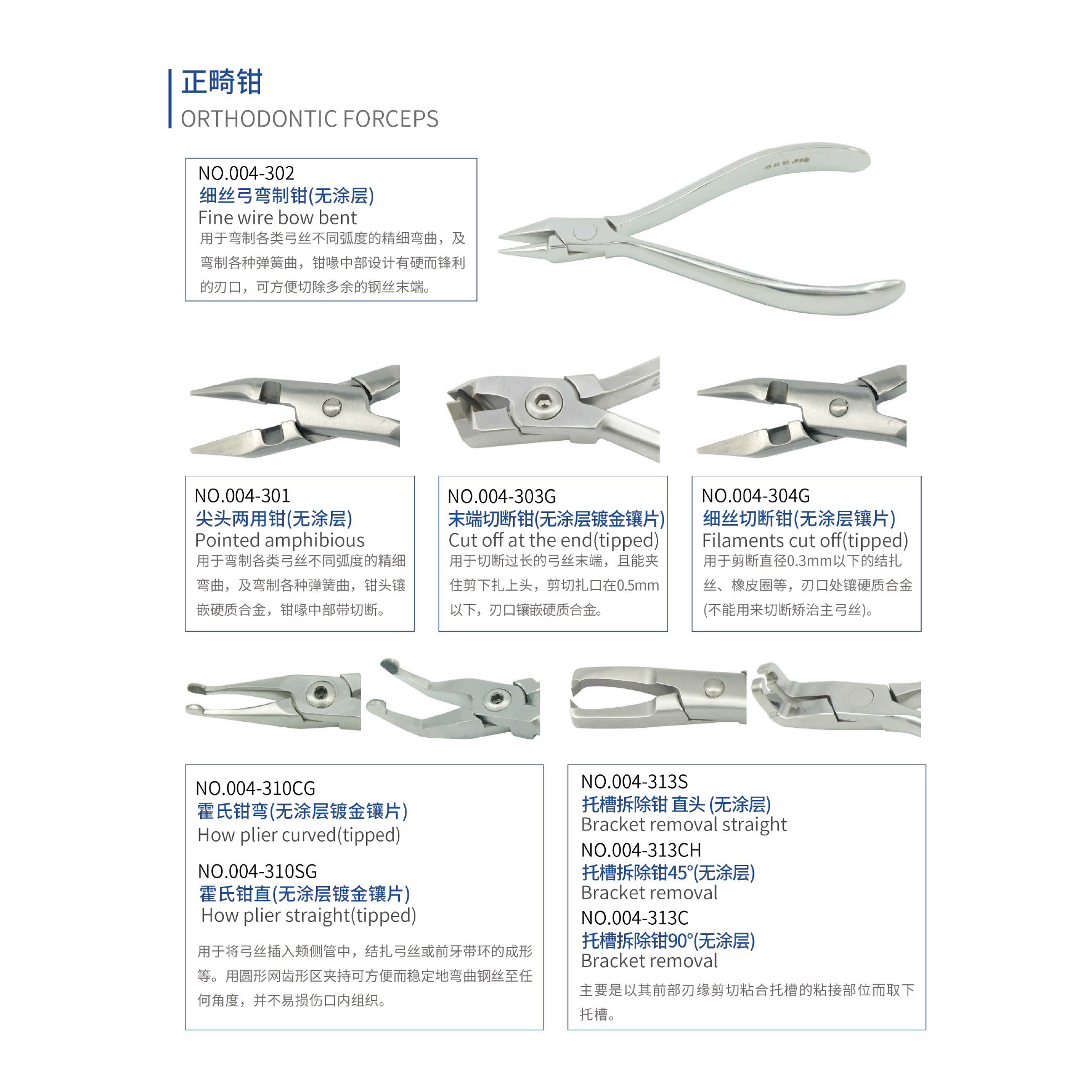 Orthodontic forceps, Dental Instrument